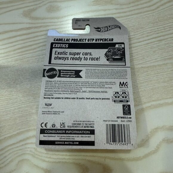Hot Wheels Cadillac Project GTP Hypercar - Exotics Series 99/250 - Picture 2 of 2